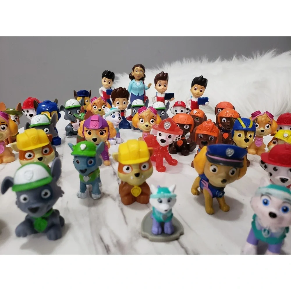 Lot 40 Paw Patrol Nickelodeon Nick Jr Figure Dog Toy Mixed Rider Chase Marshall